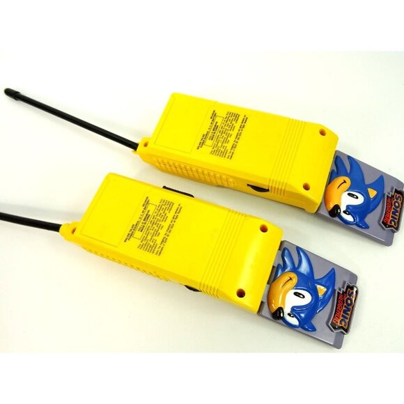 Rare Sonic the Hedgehog Flip Phone Walkie Talkies 1993 Sega Vintage Toy WORKS - Picture 6 of 15